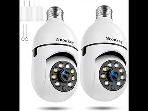 Noonkey 2K Light Bulb Camera Review: Simple Security Solution
