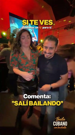 Asi es la verdadera conexión en la pista ❤️ #bailacubano con #bachata