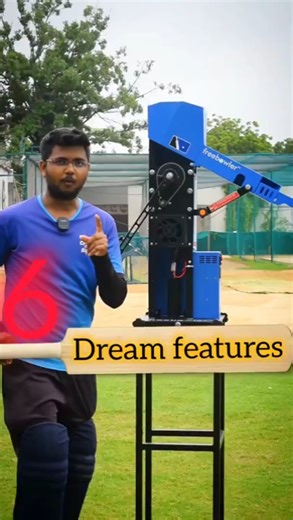 6 DREAM Features Of Freebowler Cricket Bowling Machine🔥| Live DEMO #cricket #shorts #youtubeshorts