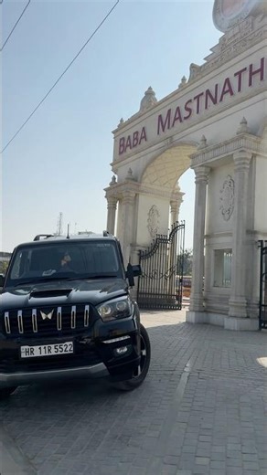 #baba mastnath unversity 👑#viral #enjoy #shortvideo #mahindra#scorpio