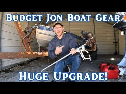 This Transducer Pole Is A Game Changer! | Livescope On A Jon Boat