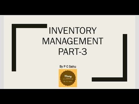 Inventory Management -3#Stock levels #Re-Order Point#management