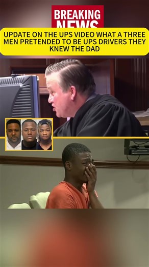 update on the UPS video what a three men pretended to be UPS drivers they knew the dad #breakingnews #fyp #usa #crime #ups
