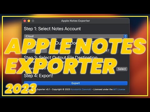 How to Export All Apple Notes (2023)