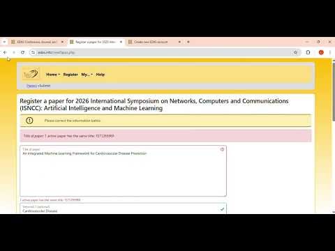 Cara Submit IEEE Conference melalui EDAS gak ada 1 jam langsung kelar