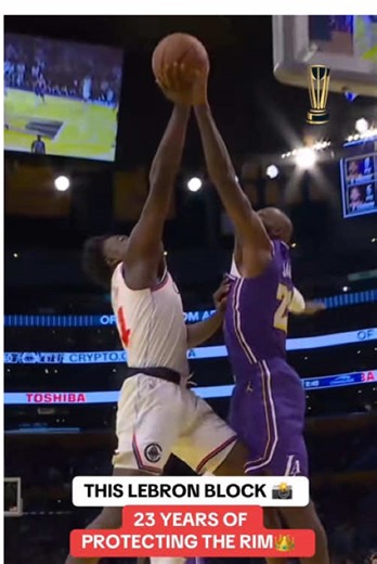 LeBron James Dominates with Incredible Block