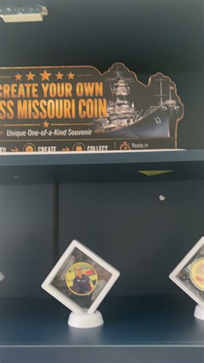 Create your own custom coin at the Battleship Missouri Memorial!