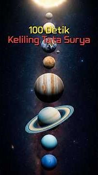 100 Detik Keliling Tata Surya 🌌 | 8 Planet Lengkap dalam Sekejap #faktaluarangkasa #tatasurya