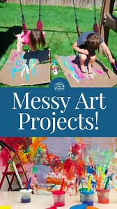 How do you feel about messy art projects: Yae or nay!? https://www.howweelearn.com/messy-art-activities-kids/ | How Wee Learn
