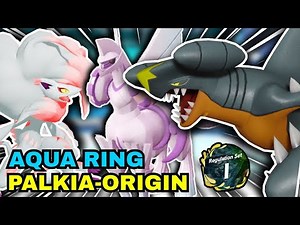 Aqua Ring Palkia-Origin! Pokemon VGC Reg I Competitive Doubles Wifi Battle