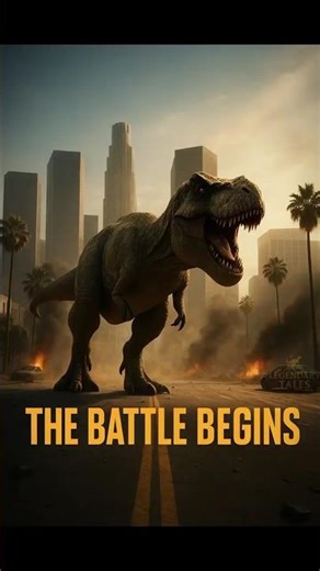 T-Rex vs Indominus Rex – The Battle Begins
