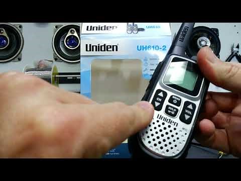 Uniden UH610 UH615 Reset