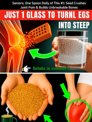 Seniors, One Spoon Daily of This #1 Seed Crushes Joint Pain & Builds Unbreakable Bones – 12 Ways It Works | Pure Path Health