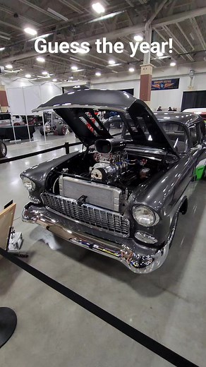 What year is this supercharged chevy??? #supercharger #dragracing #v8 #BelAir #55chevy #56chevy #57chevy #trifivechevy #worldofwheels | Internal Combustion