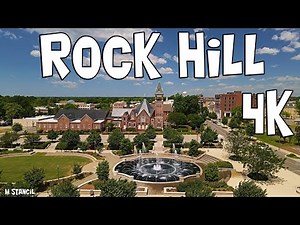 Rock Hill SC 4K / South Carolina's 5th Largest City (DJI Mavic Air 2 Drone Footage) Gateway to SC!!