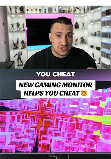 MSI’s New Gaming Monitor is Straight Up CHEATING #msi #tech #gaming #gamingontiktok