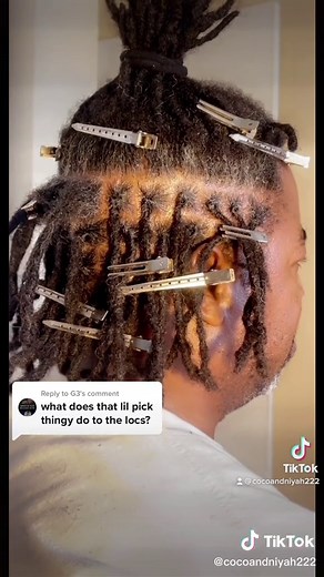 How to Use a Double Prong Crochet Hook for Locs