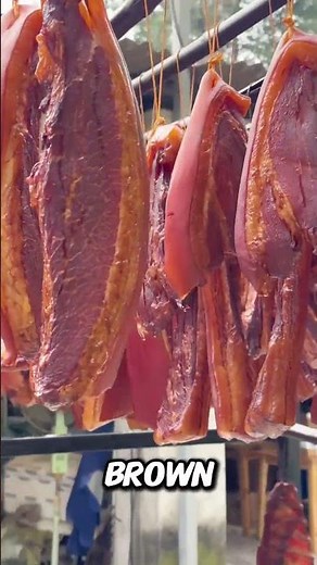 The Production Process of Smoked Cured Meat #farming #statisfying #countrylife #craft #food