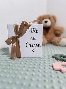 Baby gender reveal box – It’s a girl | Original pregnancy reveal idea | Gender reveal announcement