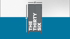 Meet the original, the Thirty-Six Series from Strong Hold: ✔️ Fully welded construction ✔️ Small footprint, huge capacity ✔️ Made in the USA  Watch it in action. | Strong Hold Products | Facebook