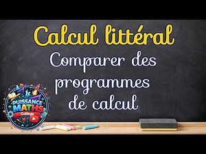 Comment comparer des programmes de calcul ? (4ème/3ème)