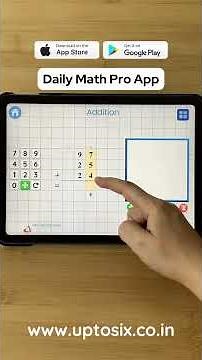 Daily Math Pro App.. New Math Practice App for Kids