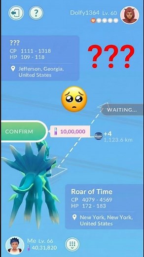 When I traded my rarest Shiny Legendary for..... 😳 Pokemon go