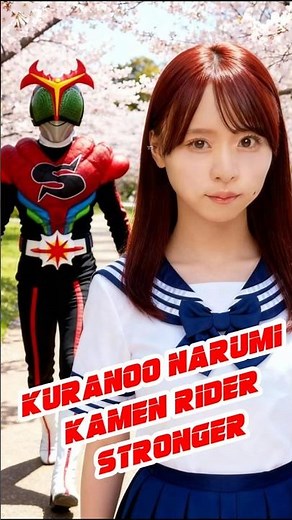 AKB48 Kuranoo Narumi - Kamen Rider Stronger (Generated by AI) | Idol 48 #akb48 #jkt48 #idol #anime