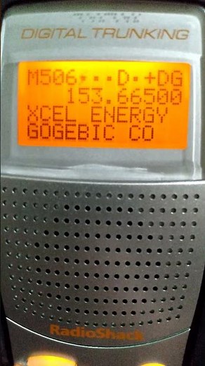 Radioshack PRO-96 scanner in action