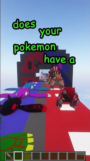 Pokemon Minecraft Guess Who! (Kyogre and Groudon Pokemon Edition)