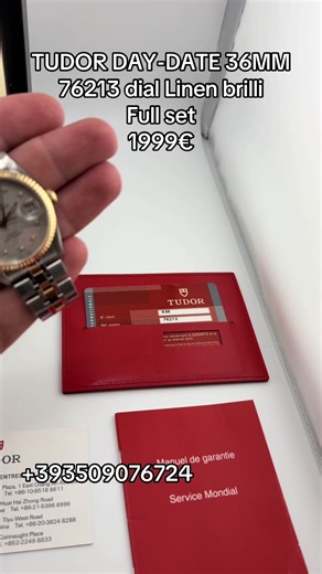 Explore the Tudor Day-Date 36mm 76213 Full Set