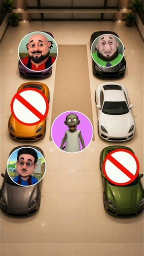 Granny Vs Motu Patlu Car Driving Challange#motupatlu #granny #horror