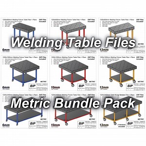 6mm, 10mm   12mm Welding Table DXF File Bundle Plus PDF Plans - Etsy