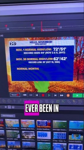 DFW Weather | What to expect this November