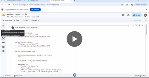 #python #codealpha #internship #chatbot #programming #learningjourney | Manoj kumar Iyanar