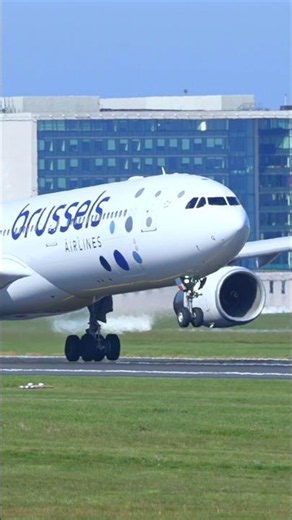✈️ SCREAMING Brussels Airlines A330 Taking Off from Brussels #planespotting #aviation #airbus