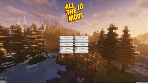 All The Mods 10 第一期：创造飞行！矿产无限！