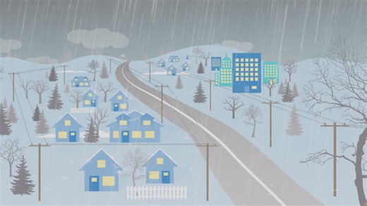 Stay safe by knowing what to do if a power line goes down near you- remember these 3 words: Stop, Stay, and Call. • Stop: Never approach or touch a downed line. • Stay: Stay inside your vehicle or where you are and keep at least 35 feet away from the power line. • Call: Contact 911 immediately for help. To learn more, visit PacificPower.net/safety. | Pacific Power