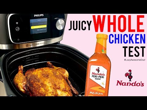 Nando’s Peri Peri Whole Chicken Test - Philips AIR FRYER XXXL COMBI 7000 HD9880/90 + Thermometer