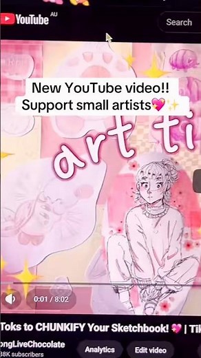 Click below!! Aesthetic art tiktoks!!