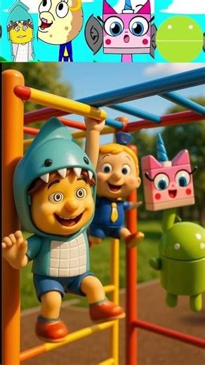 Sprunki Incredibox OC Android VS Unikitty VS Mrs Puff VS Kraken Kid Are Playing Monkey Bar#sprunki