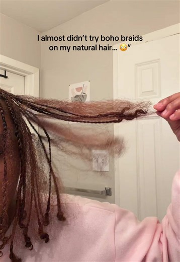 Boho Braids on Natural Hair: A Styling Journey