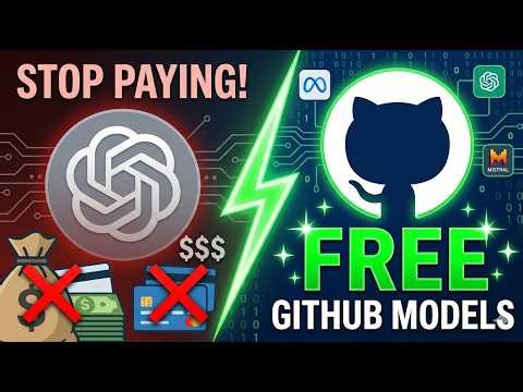 Stop Paying for the OpenAI API (Use GitHub Models for FREE) | JKC Tutorials
