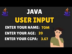 Learn User Input in Java in 5 Minutes | Scanner Class Tutorial