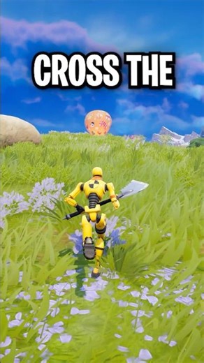 Can you cross the Fortnite island in a straight line?