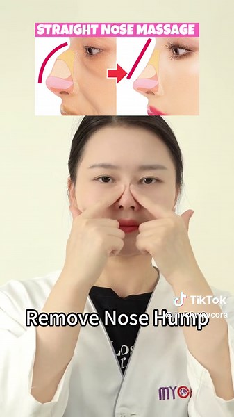 Remove nose hump tips 🫡#nose #slimnose #slimnosechallenge #nosehump #antiaging #faceyoga #beautyhacks #massage