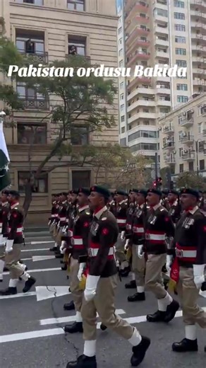 "Allah Hu" echoes through the thin & thick of Azerbaijan Pakistan Army contingent participating in Azerbaijan's Victory Day Parade. | Pak Army ISI