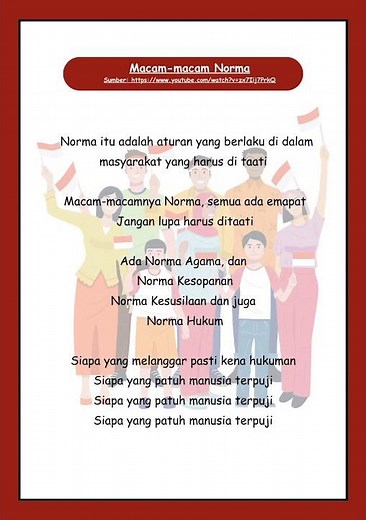 Lagu Macam-macam Norma Menggunakan Nada Lagu Naik Becak (Official Lyrics Video)