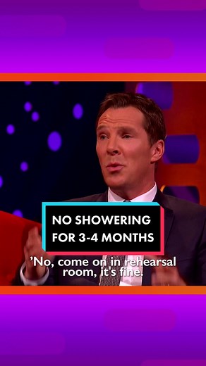 Benedict Cumberbatch Didn't Shower for Months