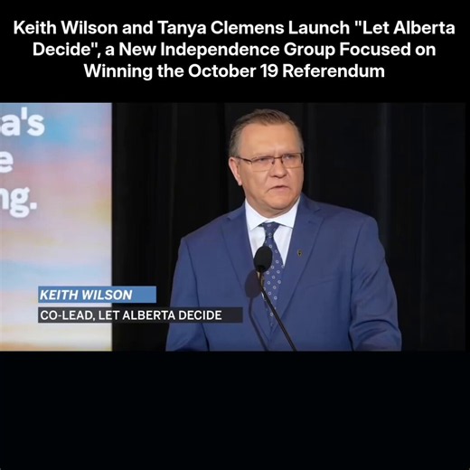 Keith Wilson and Tanya Clemens have launched Let Alberta Decide, a new independence group focused on winning the October 19 referendum.This is the kind of serious, organized campaign Alberta needs.Follow @LetABDecide and visit https://t.co/ua8L2NinNn